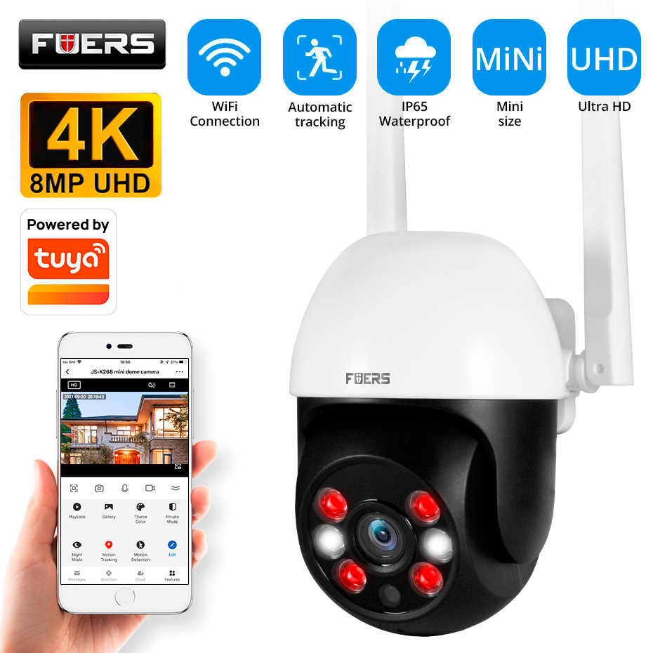 Smart Home Camera Ezviz - Kamera IP 8MP 4K Fuers untuk