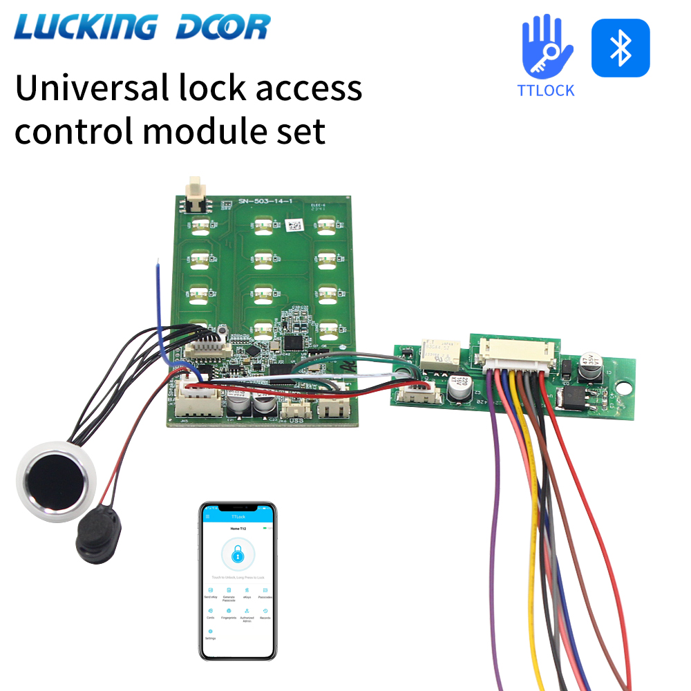 Smart Home Door Lock - TTLOCK modul saklar kontrol akses sidik