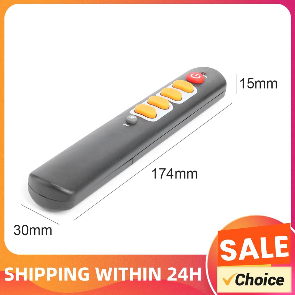 Smart Home Yellow - Remote Control Universal 6 Tombol Besar