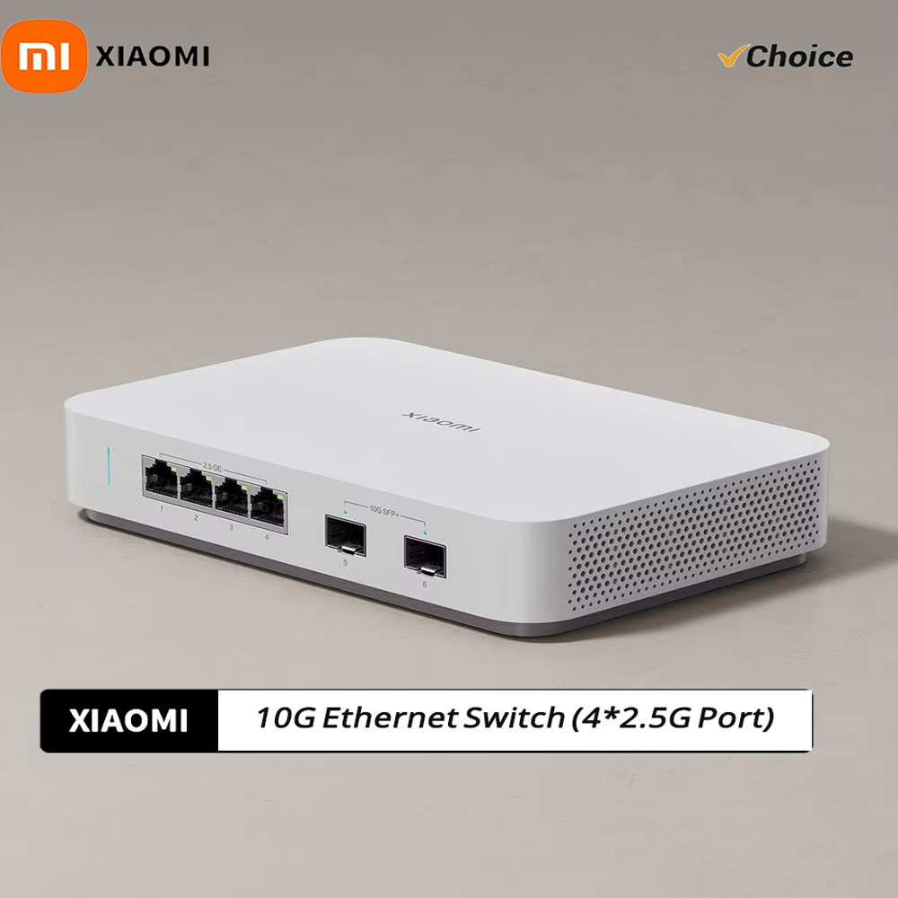 Smart Home Hub 2 - Baru Xiaomi 10G Ethernet Switch 4×2.5G+2×10GMbps