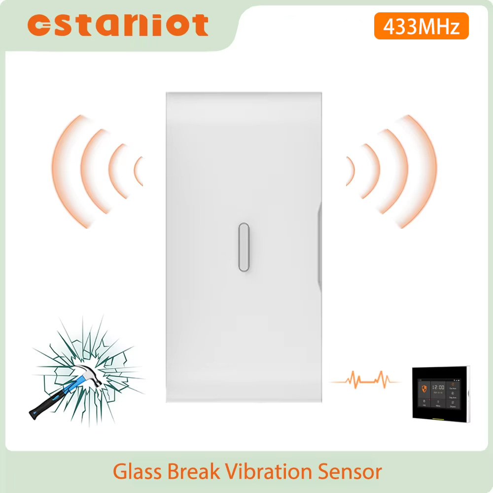 Wireless Door Sensor - Sensor Getaran Pecah Kaca Nirkabel Staniot