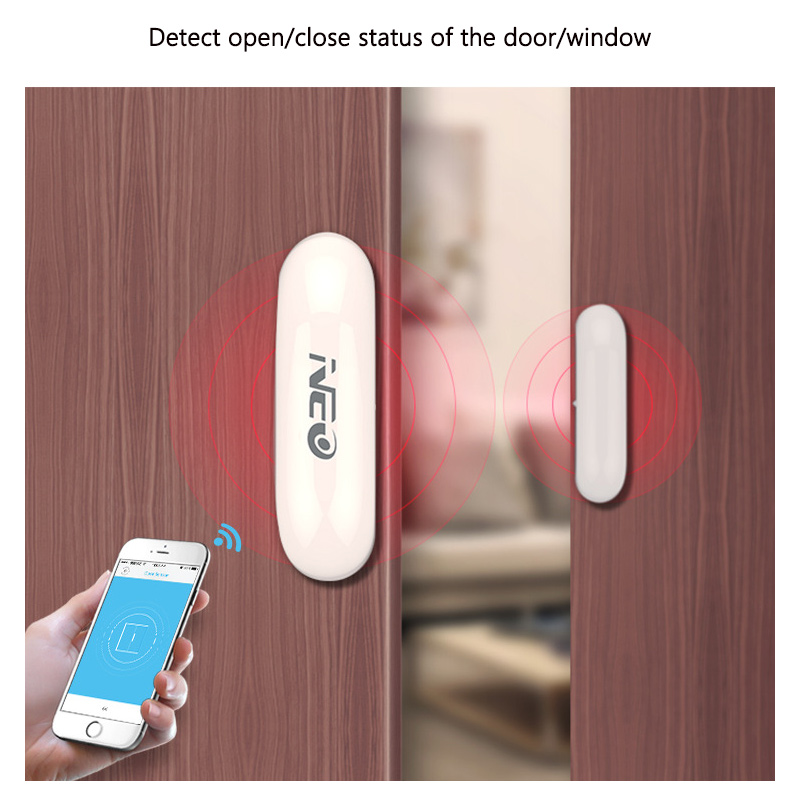 Wireless Door Sensor - Alarm Detektor Magnetik Pintu Nirkabel Cerdas
