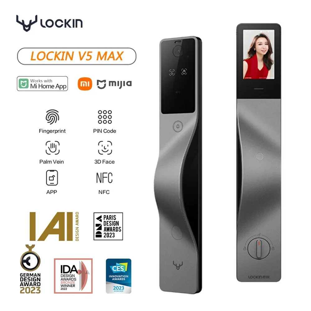 Smart Home Door Lock - Kunci Pintar Lockin V5 Max dengan