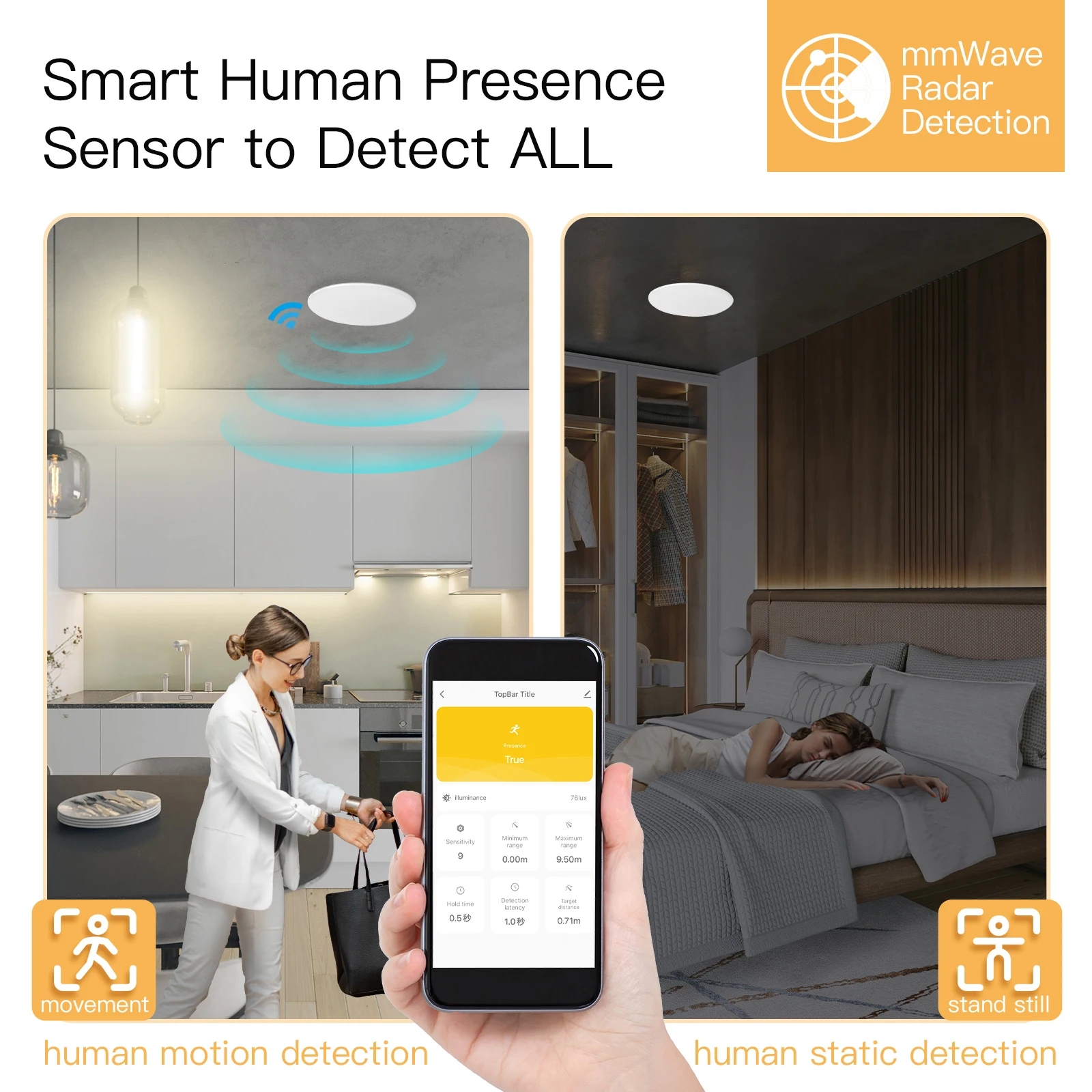 ZigBee Tuya Hub PIR langit-lan - Smart Home Wiser ulasan dan harga