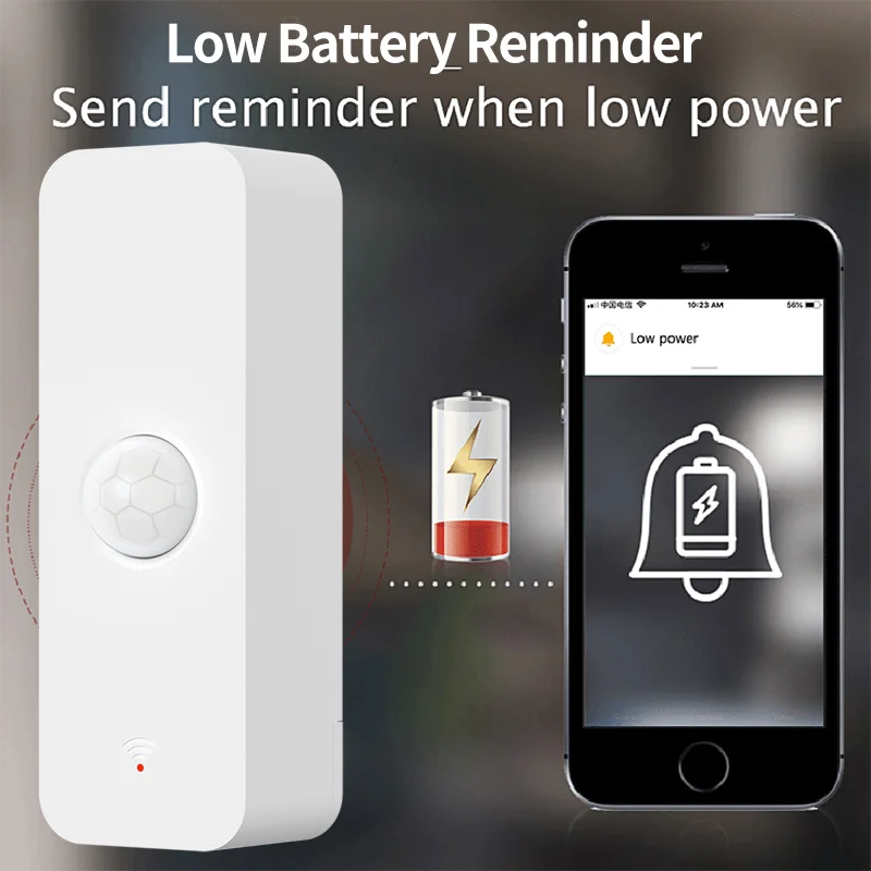Zigbee PIR Sensor gerak WiFi,  - Smart Home Wiser ulasan dan harga