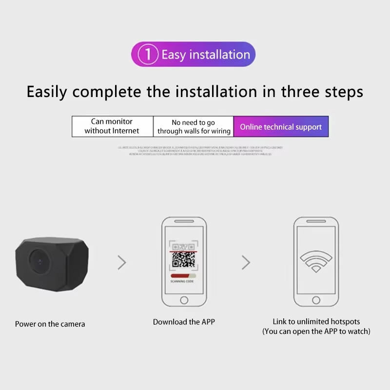 Kamera Keamanan WiFi 4K HD unt - Smart Home Video ulasan dan harga
