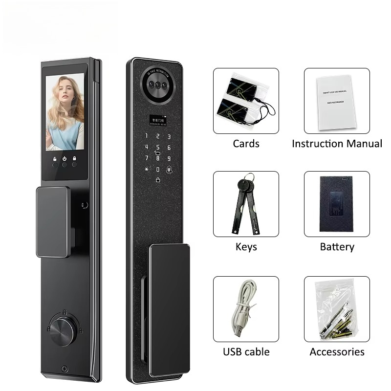 Kunci Pintu Pintar WiFi Tuya,  - Smart Home Door Lock ulasan dan harga