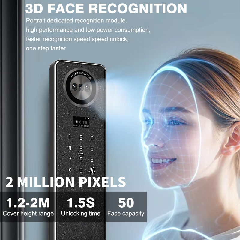 Kunci Pintu Pintar WiFi Tuya,  - Smart Home Door Lock ulasan dan harga