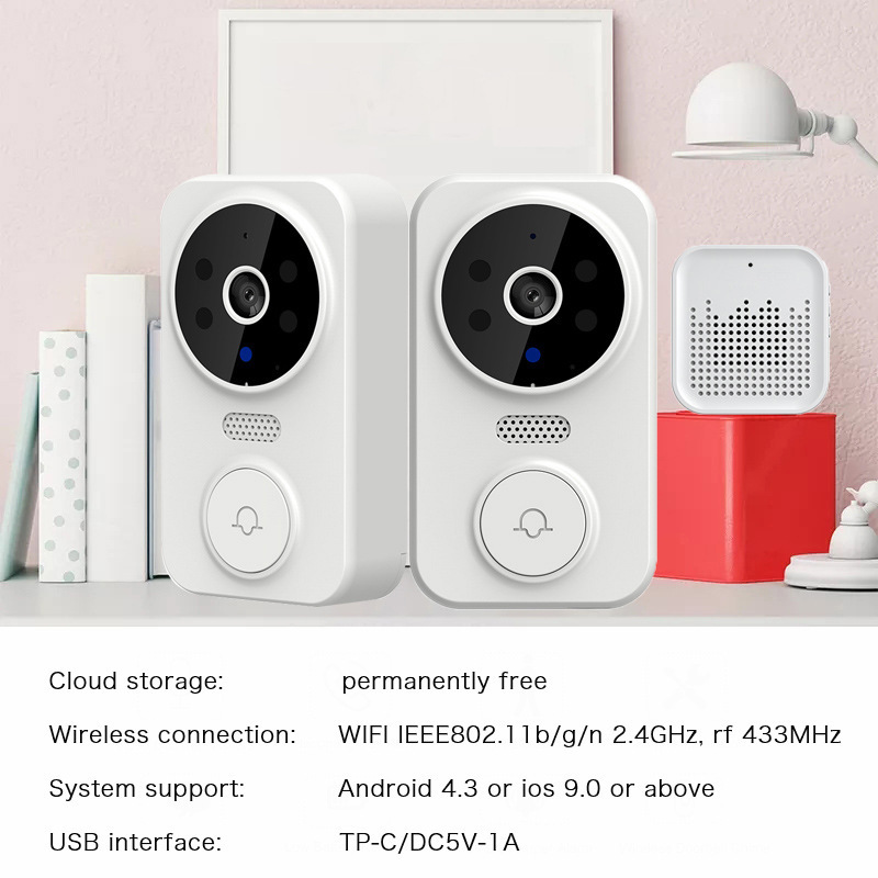 Bel Pintu WIFI Tuya Smart Home - Smart Home Video ulasan dan harga