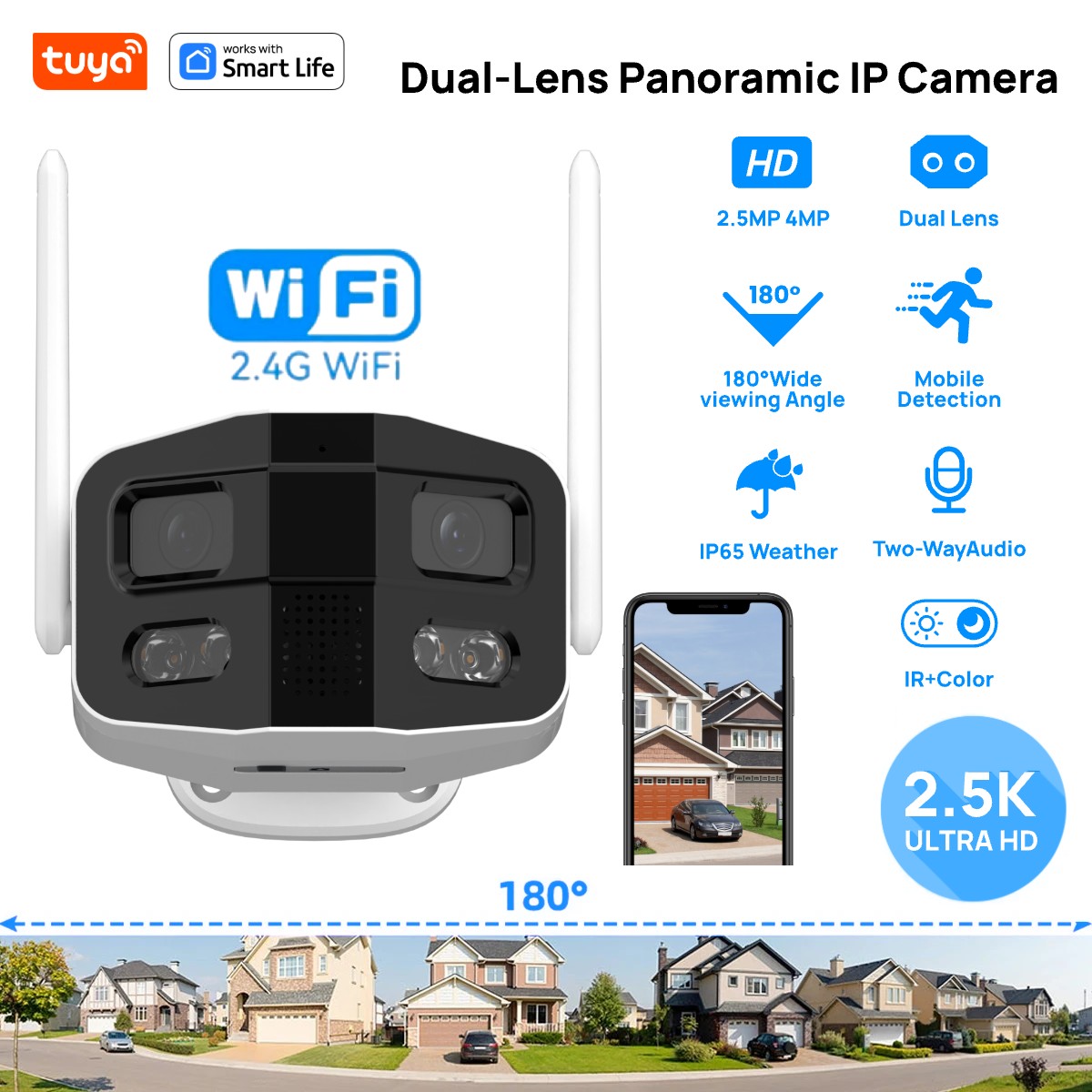 Tuya kamera keamanan pintar 4M - Smart Home Camera Ezviz ulasan dan harga