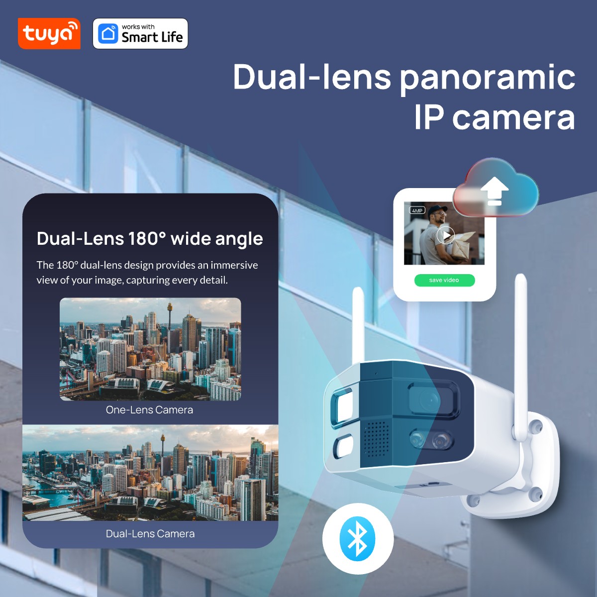 Tuya kamera keamanan pintar 4M - Smart Home Camera Ezviz ulasan dan harga