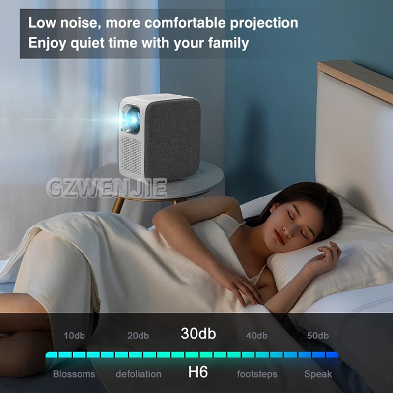 H6 Proyektor Mini LED 1080P Fu - Smart Home Video ulasan dan harga