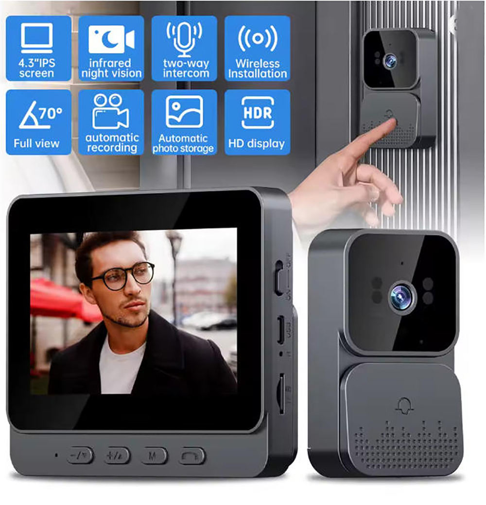    Kamera Bel Pintu 4G, Kamer - Smart Home Video ulasan dan harga