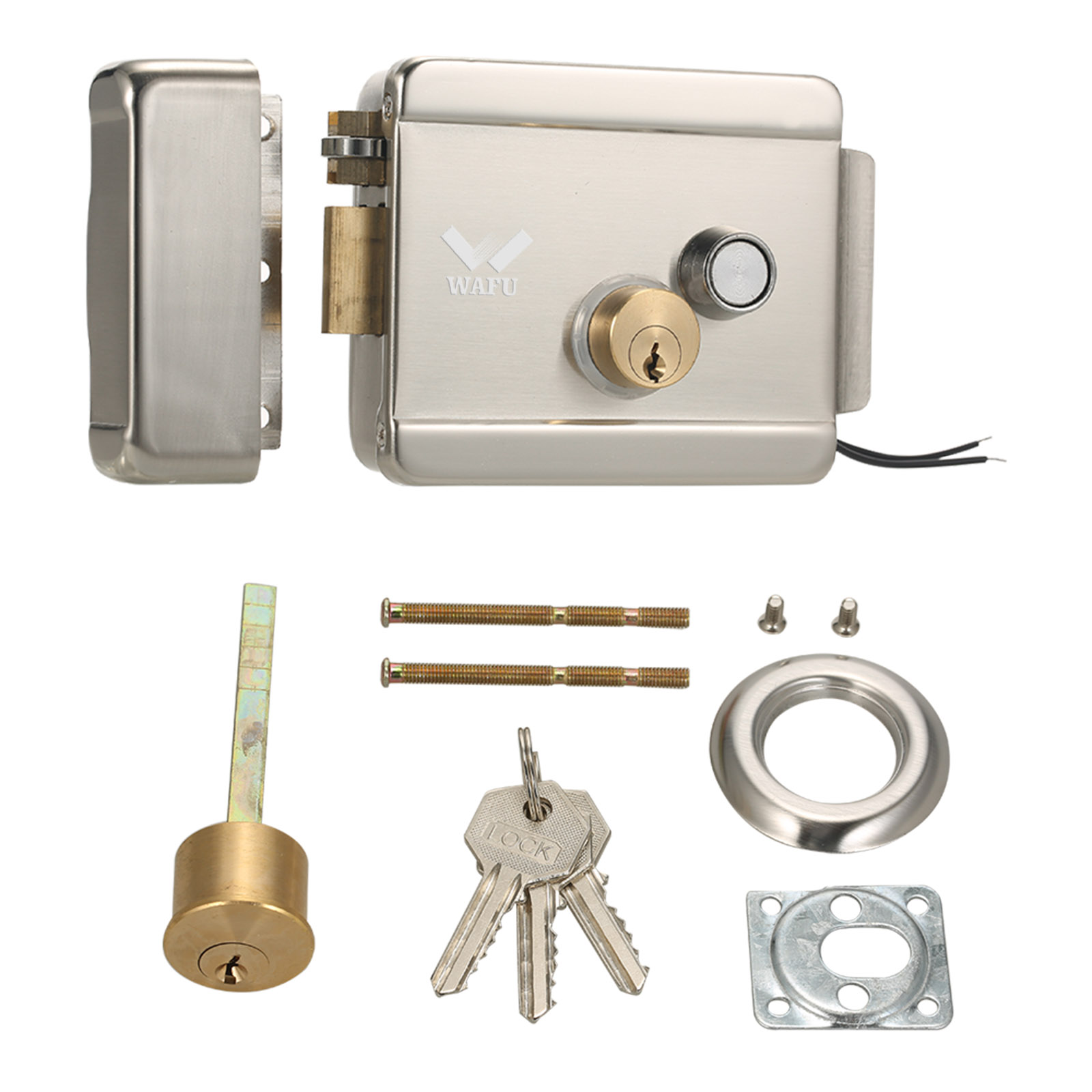 WAFU kunci pintu gerbang listr - Smart Home Door Lock ulasan dan harga