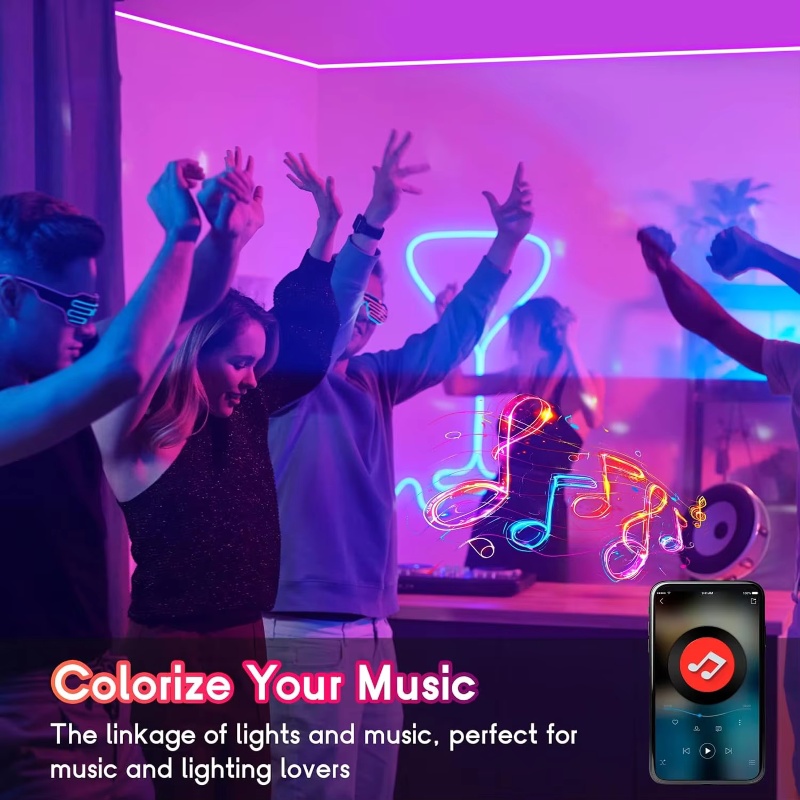 Tuya Smart Life Strip lampu Ne - Smart Home Yellow ulasan dan harga