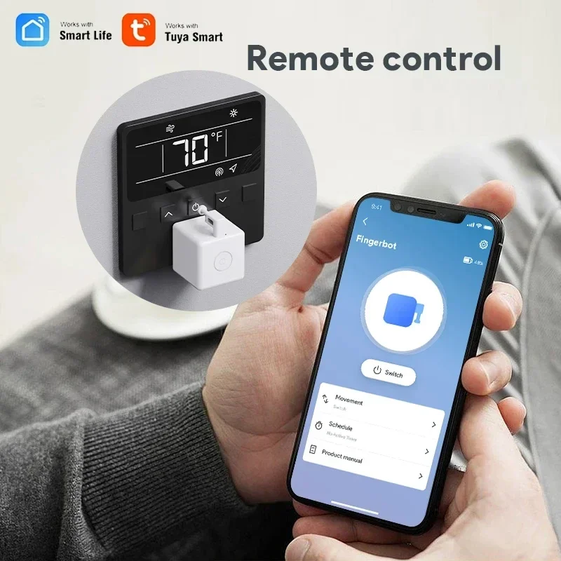 Tuya Zigbee 1/3 Buah Fingerbot - Smart Home Plus ulasan dan harga