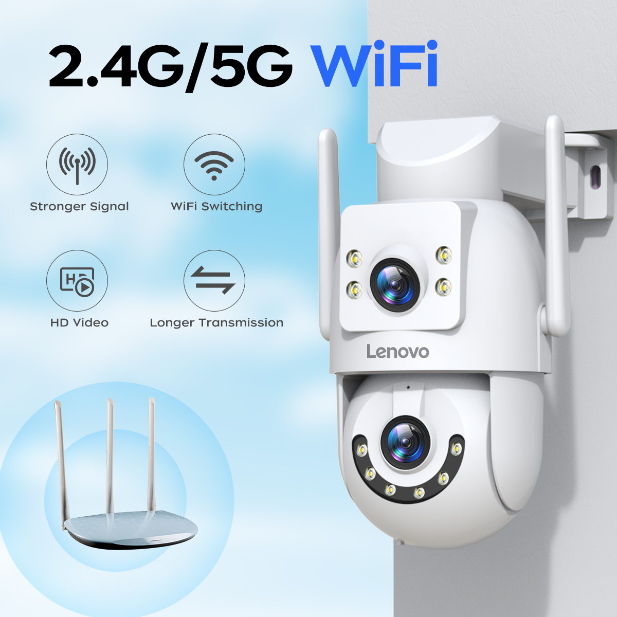 Lenovo HD PTZ kamera luar ruan - Smart Home Camera Ezviz ulasan dan harga