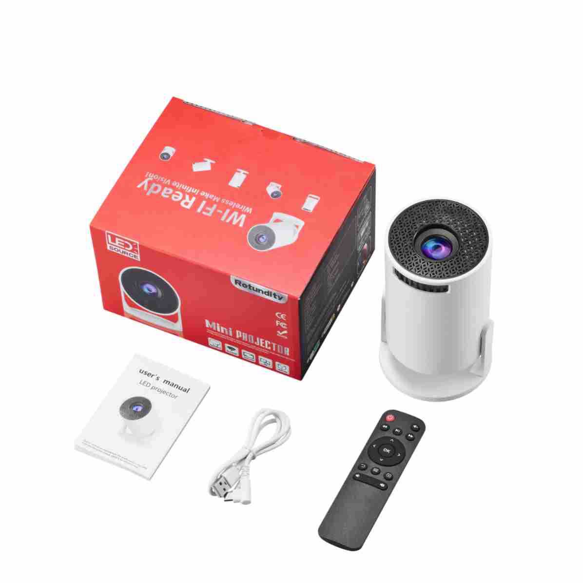 Proyektor Video Mini Pintar 4K - Smart Home Video ulasan dan harga