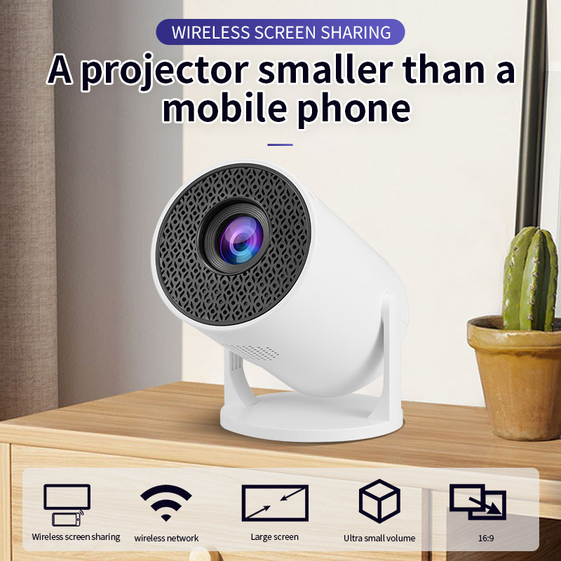 Proyektor Video Mini Pintar 4K - Smart Home Video ulasan dan harga