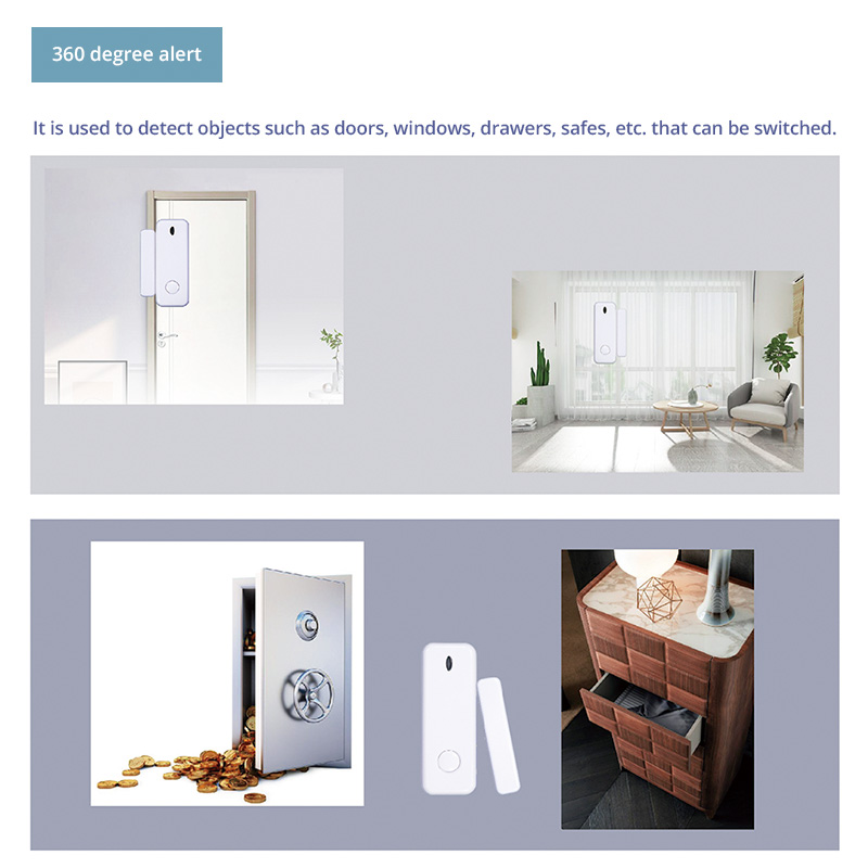 D10 Alarm Sensor Pintu Jendela - Wireless Door Sensor ulasan dan harga