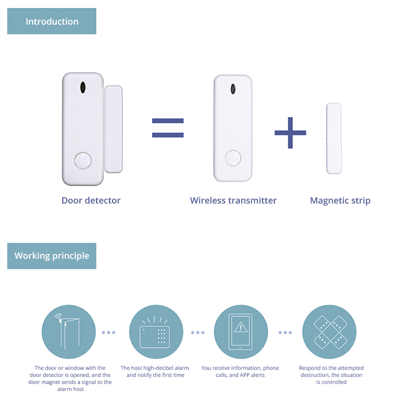 D10 Alarm Sensor Pintu Jendela - Wireless Door Sensor ulasan dan harga