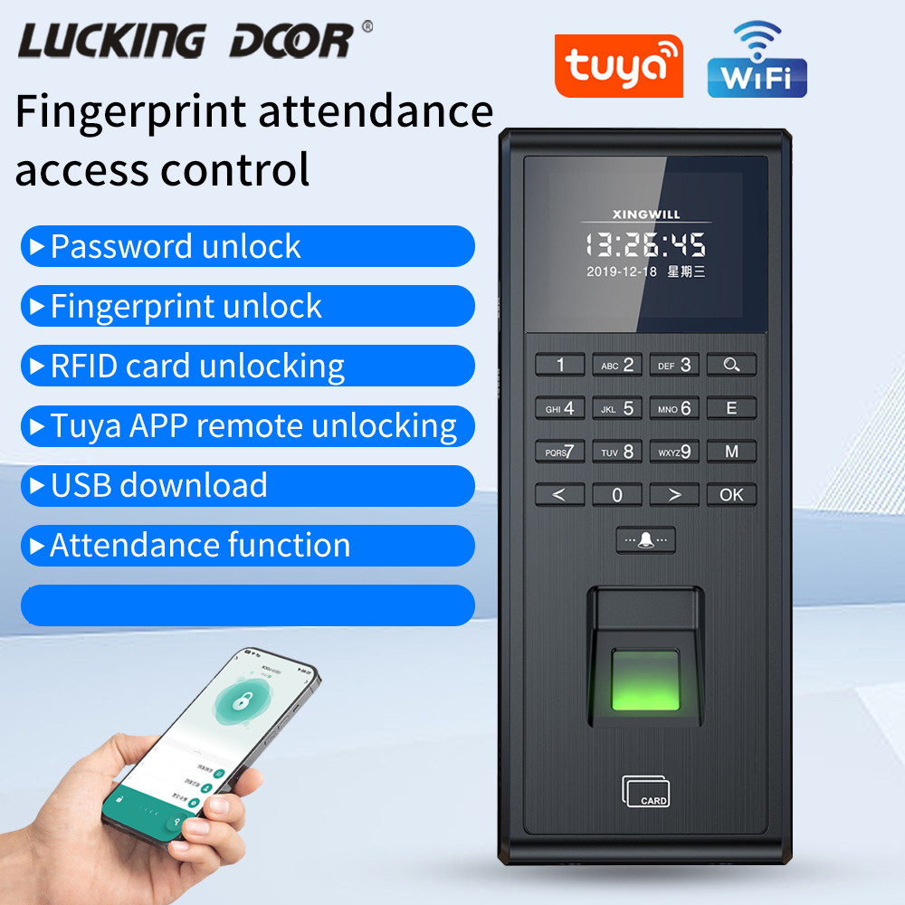 Tuya sistem Kehadiran sidik ja - Smart Home Door Lock ulasan dan harga