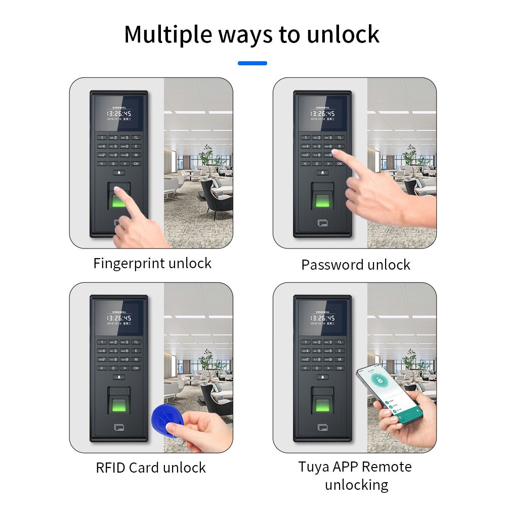 Tuya sistem Kehadiran sidik ja - Smart Home Door Lock ulasan dan harga
