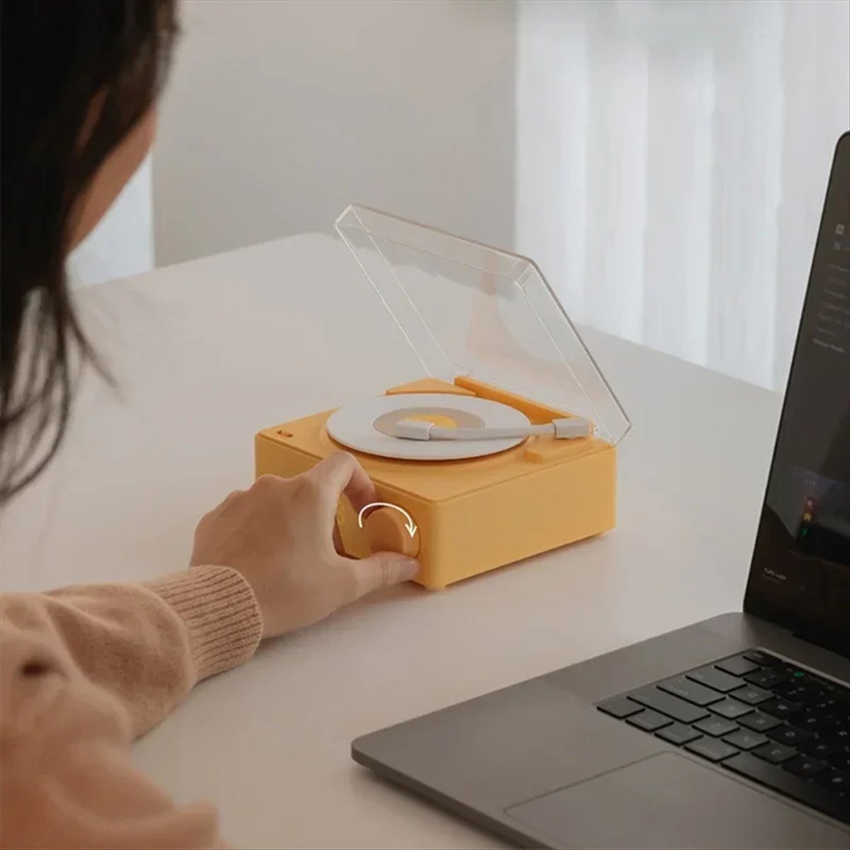 T171C-Speaker Bluetooth Nirkab - Smart Home Yellow ulasan dan harga