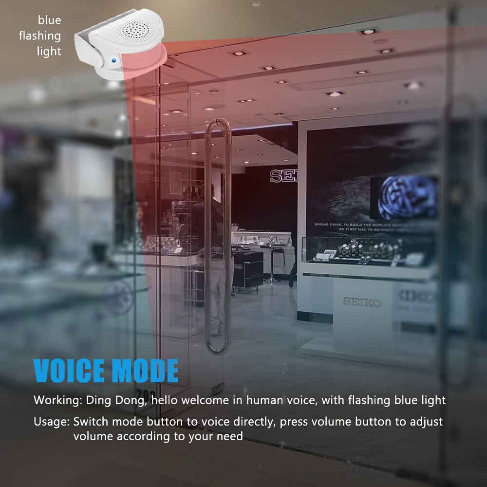 FUERS bel pintu tamu nirkabel, - Wireless Door Sensor ulasan dan harga