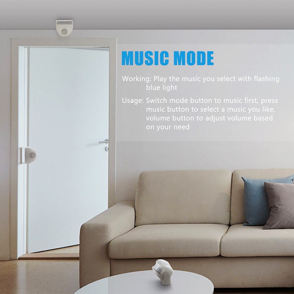 FUERS bel pintu tamu nirkabel, - Wireless Door Sensor ulasan dan harga
