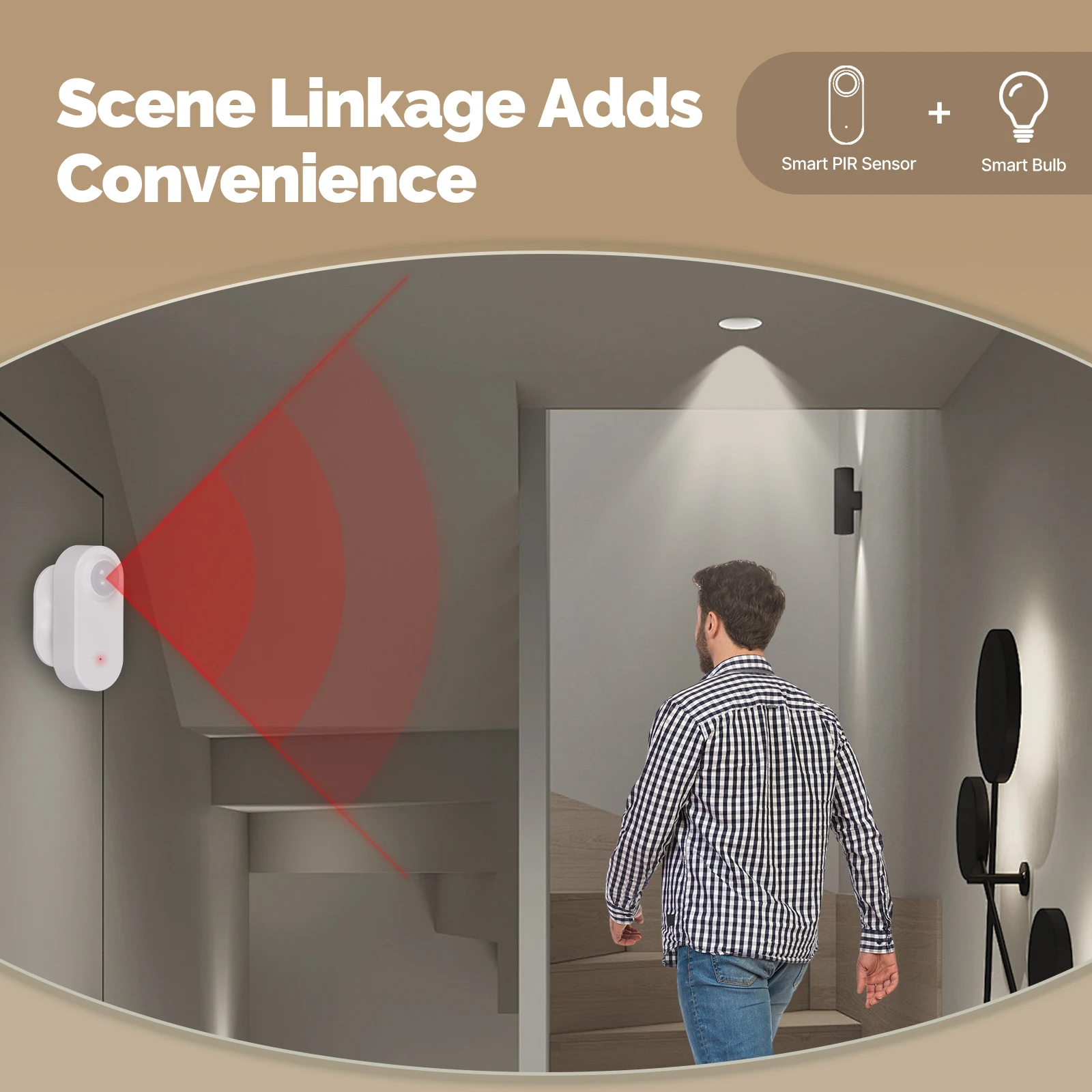 MOES Zigbee 3.0 Tuya Sensor Ge - Smart Home Wiser ulasan dan harga