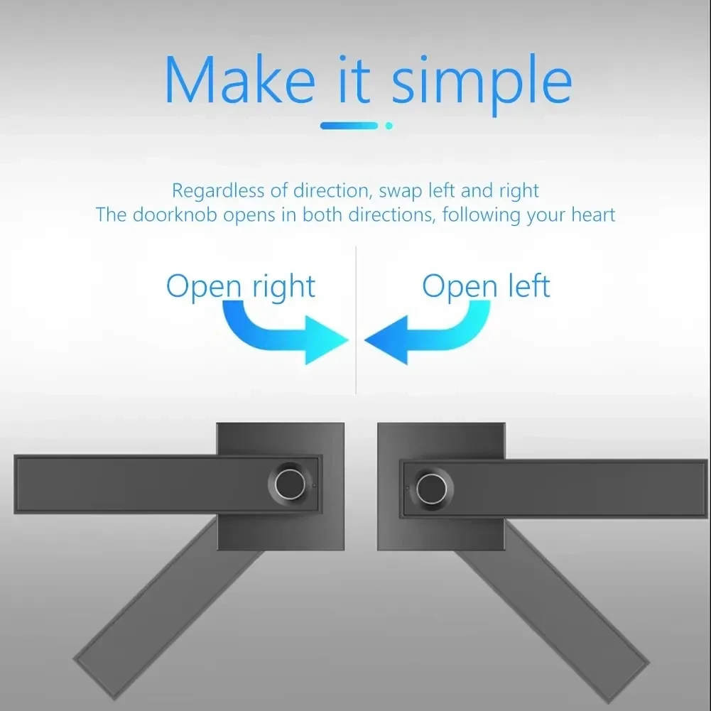 Kunci Pintu Pintar Baru Dengan - Smart Home Door Lock ulasan dan harga