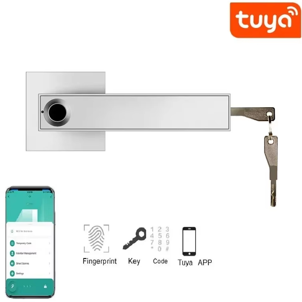 Kunci Pintu Pintar Baru Dengan - Smart Home Door Lock ulasan dan harga