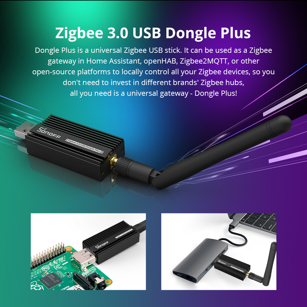 SONOFF Zigbee 3.0 USB Dongle P - Smart Home Plus ulasan dan harga