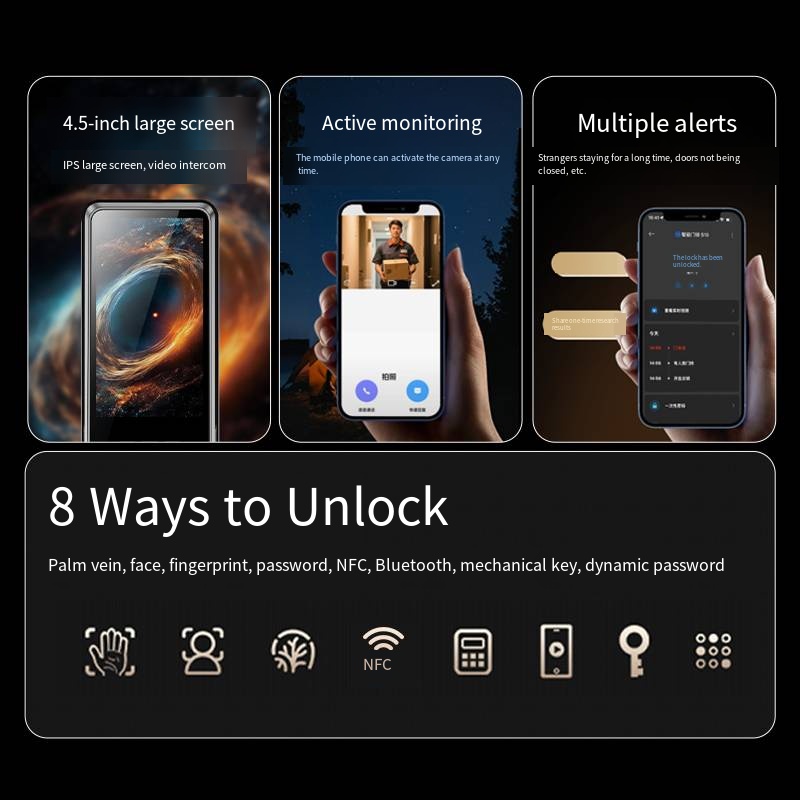 Kunci Pintar Digital Elektroni - Smart Home Door Lock ulasan dan harga
