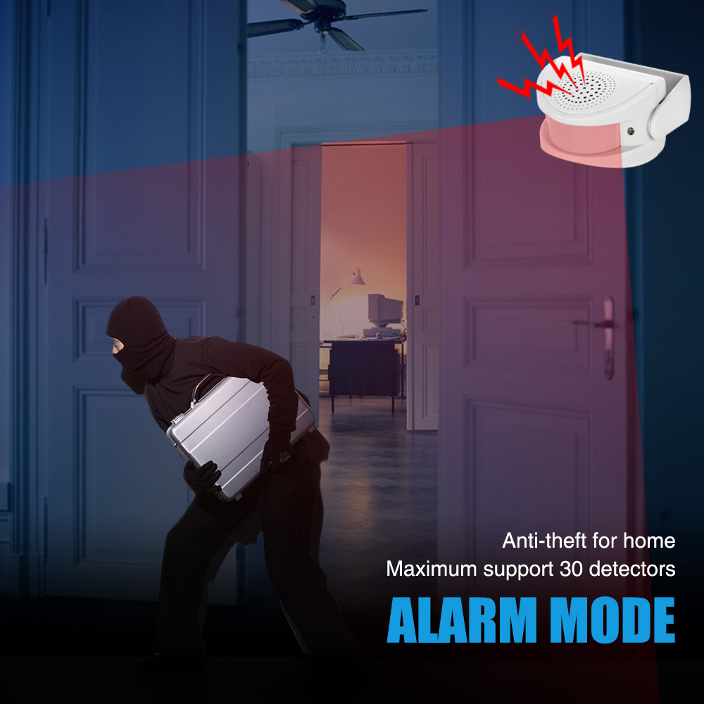 32 Lagu Bel Lonceng Inframerah - Wireless Door Sensor ulasan dan harga