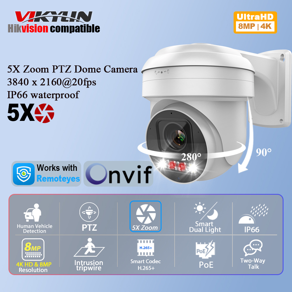 Kamera Keamanan IP Vikylin 8MP - Smart Home Microsoft ulasan dan harga