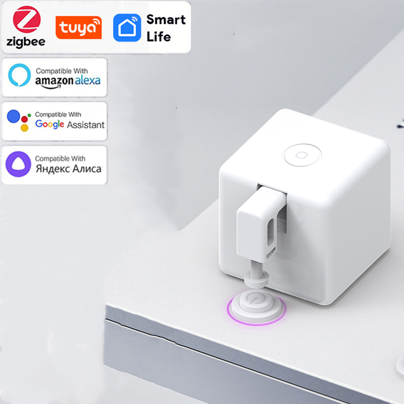 Zigbee Tuya Fingerbot cerdas P - Smart Home Plus ulasan dan harga