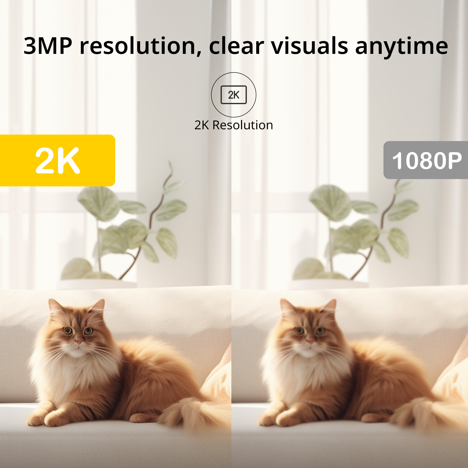 Kamera pengawas 3MP 5/2, 4GHz  - Smart Home Camera Ezviz ulasan dan harga