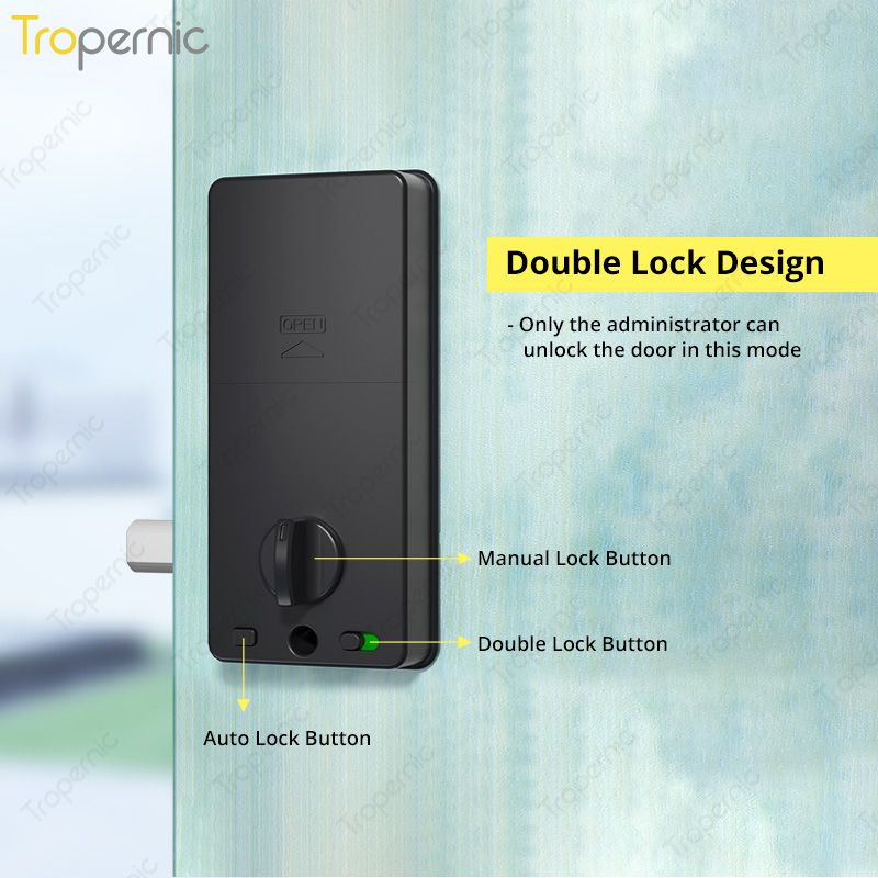 Zigbee Tuya kunci gerendel pin - Smart Home Door Lock ulasan dan harga