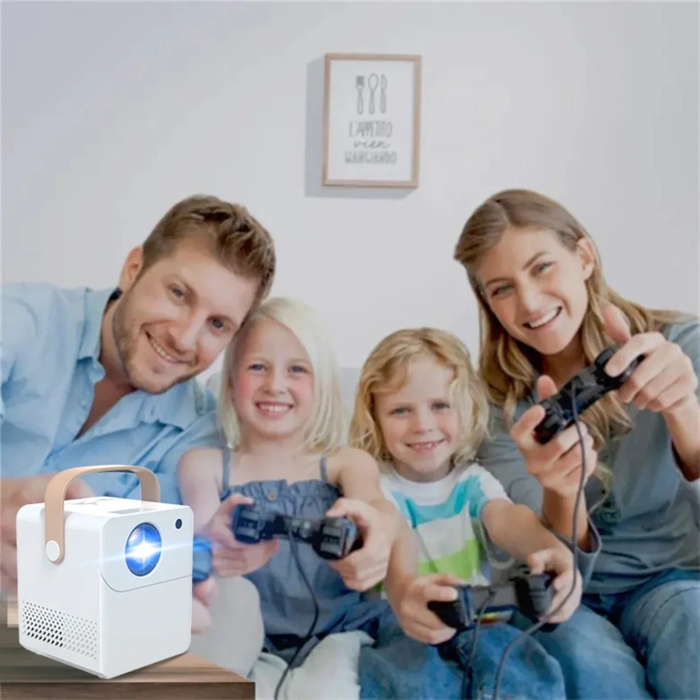 Proyektor 4K Pintar Portabel M - Smart Home Video ulasan dan harga