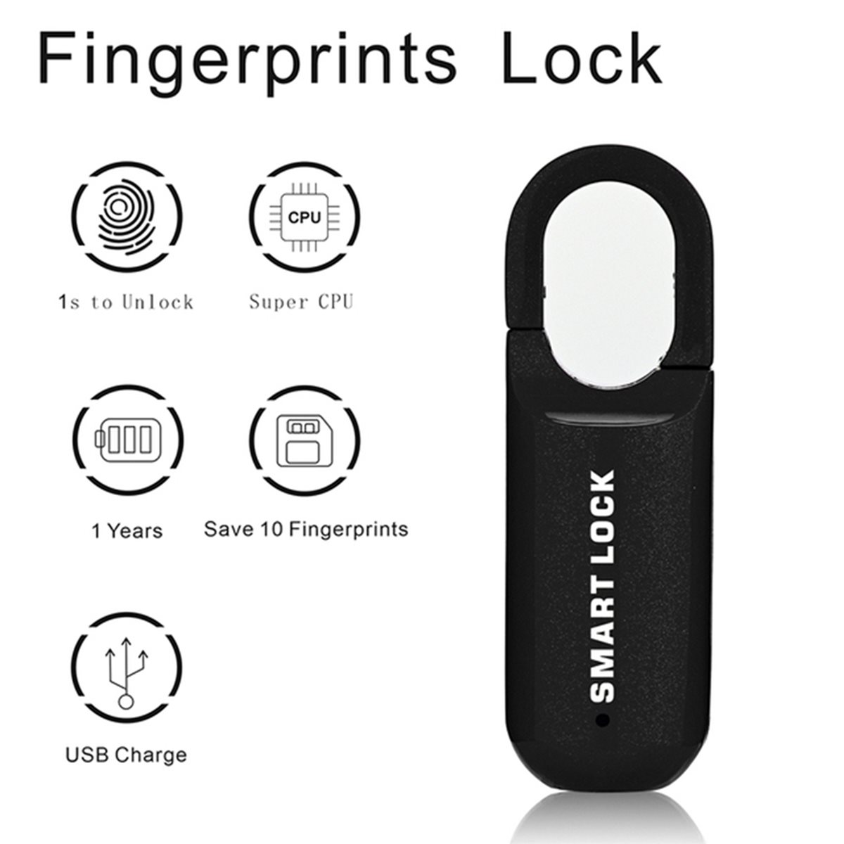 B44C 2X Gembok Sidik Jari M01  - Smart Home Door Lock ulasan dan harga