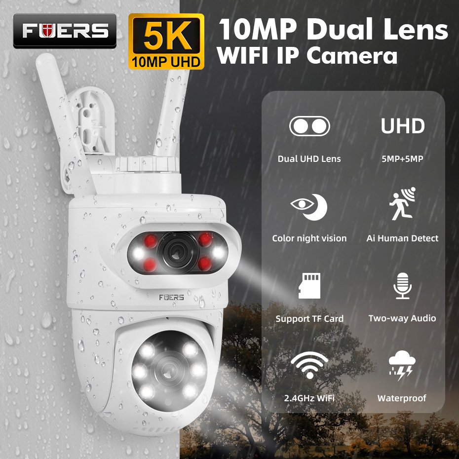 FUERS kamera IP 5K 10MP lensa  - Smart Home Camera Ezviz ulasan dan harga
